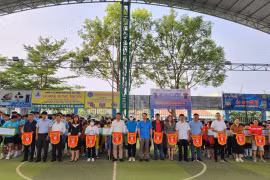 Hơn 240 học sinh TP. Pleiku tranh tài ở giải bóng đá học đường