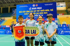 4 VĐV Gia Lai tham gia Giải cầu lông các cây vợt thiếu niên, trẻ xuất sắc quốc gia