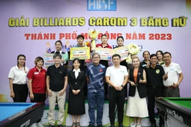 Nữ cơ thủ Gia Lai giành ngôi Á quân ở Giải Billiards Carom 3 băng nữ TP. Hồ Chí Minh mở rộng năm 2023 