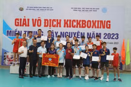 Gia Lai giành giải nhất toàn đoàn Giải Vô địch Kickboxing miền Trung-Tây Nguyên