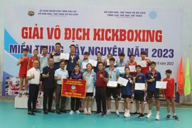 Gia Lai giành giải nhất toàn đoàn Giải Vô địch Kickboxing miền Trung-Tây Nguyên