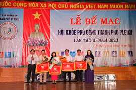 Trường Tiểu học Nguyễn Văn Trỗi và THCS Phạm Hồng Thái giành giải nhất toàn đoàn Hội khỏe Phù đổng TP. Pleiku