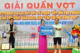 Gia Lai: Hơn 300 tay vợt so tài ở Giải Quần vợt gây quỹ từ thiện