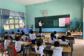 Cơ sở vật chất đầy đủ, trường lớp khang trang giúp các trường học trên địa bàn huyện Ia Pa nâng cao chất lượng dạy-học. Ảnh: Vũ Chi