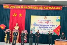 Các tiết mục tham gia Liên hoan Tiếng hát Cựu chiến binh đều mang âm hưởng hào hùng. Ảnh: Vũ Chi