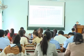 Quang cảnh lớp tập huấn. Ảnh: Sơn Trung