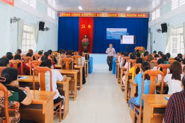 Quang cảnh buổi tập huấn. Ảnh: Vũ Chi