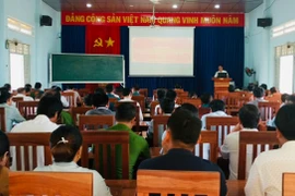 Quang cảnh lớp tập huấn. Ảnh: Sơn Trung