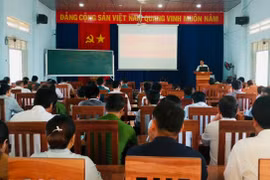 Quang cảnh lớp tập huấn. Ảnh: Sơn Trung