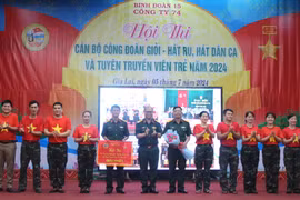 Sôi nổi hội thi cán bộ công đoàn giỏi ở Công ty 74