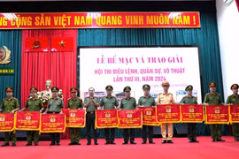 Công an Gia Lai bế mạc Hội thi điều lệnh, quân sự, võ thuật lần thứ III năm 2024