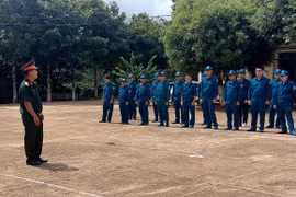 Khai mạc lớp huấn luyện tự vệ đợt III-2023