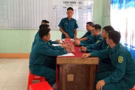 Chỉ huy Trưởng Ban Chỉ huy quân sự xã Cư An gương mẫu học tập và làm theo lời Bác