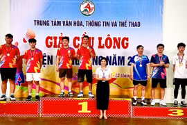 59 vận động viên tham gia Giải cầu lông huyện Mang Yang năm 2024