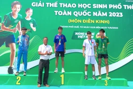 Học sinh Gia Lai đạt 10 huy chương tại Giải Thể thao học sinh phổ thông toàn quốc năm 2023