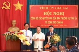 Ông Rơ Chăm La Ni và ông Hoàng Minh Việt giữ chức Phó Trưởng ban Tổ chức Tỉnh ủy Gia Lai