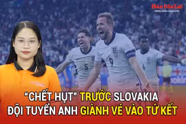 “Chết hụt” trước Slovakia, đội tuyển Anh giành vé vào tứ kết