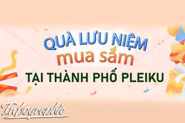 Những địa chỉ Quà lưu niệm, mua sắm nổi tiếng tại thành phố Pleiku
