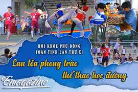 Hội khỏe Phù Đổng toàn tỉnh lần thứ XI: Lan tỏa phong trào thể thao học đường
