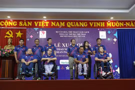 Đoàn thể thao người khuyết tật Việt Nam xuất quân dự ASEAN Para Games 12