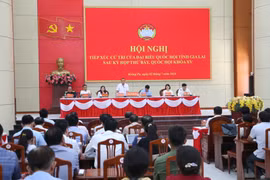 Cử tri huyện Krông Pa có nhiều kiến nghị với Đoàn đại biểu Quốc hội tỉnh