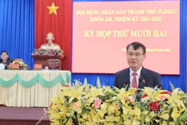 Khai mạc kỳ họp thứ 12 HĐND TP. Pleiku khóa XII