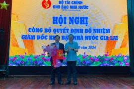 Ông Phạm Quang Bút được bổ nhiệm làm Giám đốc Kho bạc Nhà nước tỉnh Gia Lai 