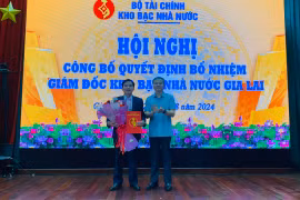 Ông Phạm Quang Bút được bổ nhiệm làm Giám đốc Kho bạc Nhà nước tỉnh Gia Lai 