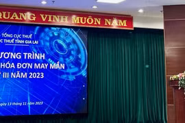 Công bố 15 “Hóa đơn may mắn” trúng thưởng quý III-2023