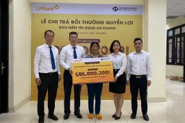 LPBank Gia Lai chi trả bảo hiểm tín dụng cho khách hàng