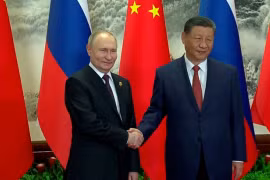 Chủ tịch Trung Quốc hội đàm với Tổng thống Nga tại Bắc Kinh