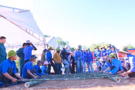 Sôi nổi khí thế ở hội trại tòng quân