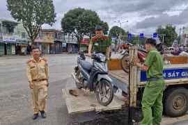 Pleiku: Va chạm giao thông làm 1 người bị thương