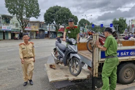 Pleiku: Va chạm giao thông làm 1 người bị thương