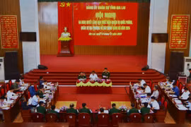 Hội nghị ra nghị quyết lãnh đạo thực hiện nhiệm vụ quốc phòng, quân sự địa phương năm 2024