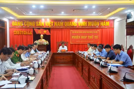 Ban Chỉ đạo phòng-chống tham nhũng, tiêu cực tỉnh họp phiên thứ 4 