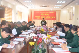 Đảng ủy Bộ đội Biên phòng tỉnh tổ chức hội nghị phiên cuối năm 