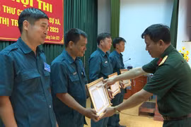 Chư Păh thi Bí thư chi bộ quân sự xã, thị trấn giỏi 