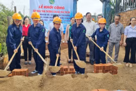 Khởi công xây dựng nhà tình thương cho gia đình có hoàn cảnh khó khăn tại phường Chi Lăng