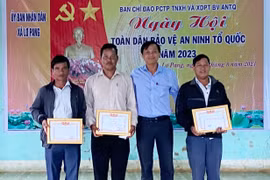 Ngày hội toàn dân bảo vệ an ninh Tổ quốc tại xã Lơ Pang 