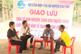 Phụ nữ Chư Păh giao lưu, chia sẻ kinh nghiệm, sáng kiến truyền thông về bình đẳng giới