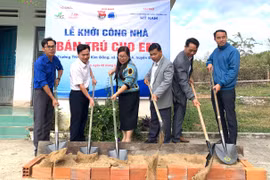 Đak Pơ: Khởi công “Nhà bán trú cho em”