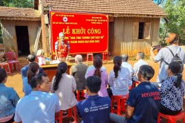 Pleiku khởi công xây nhà "Chữ thập đỏ" hộ nghèo