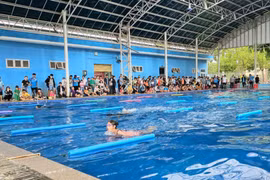 Tổ chức giải bóng đá thiếu niên, nhi đồng và giải bơi cấp Tiểu học, THCS