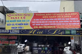 Quán cháo lòng Gia Lai không thu tiền mà nhờ thực khách chuyển khoản ủng hộ đồng bào miền Bắc