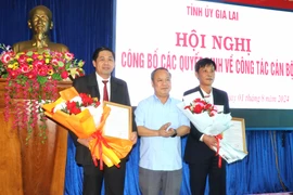 Bí thư huyện ủy Kbang Nguyễn hữu Tuyến giữ chức Phó trưởng ban Thường trực Ban Tổ chức Tỉnh ủy. Ảnh: Ngọc Minh