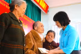 Đoàn đại biểu Quốc hội tỉnh Gia Lai thăm, tặng quà người có công với cách mạng huyện Kbang và thị xã An Khê