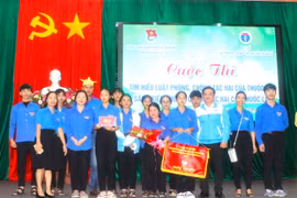 Đoàn Trường THCS và THPT Kon Hà Nừng đạt giải nhất cuộc thi tìm hiểu Luật Phòng, chống tác hại thuốc lá