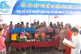  Kông Chro hội thi dân vũ, phụ nữ khởi nghiệp