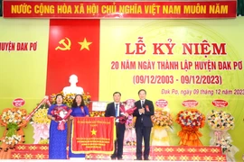 Long trọng lễ kỷ niệm 20 năm ngày thành lập huyện Đak Pơ